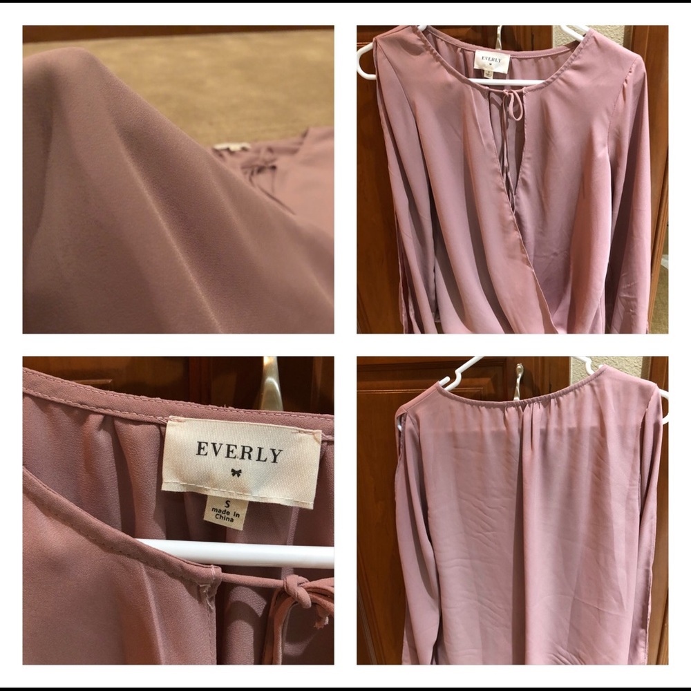 Light burgundy blouse